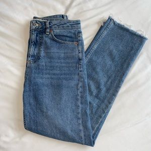 Top Shop Straight Leg Jeans, Size 26